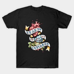 Bloody Heart and Cupcakes -Supernatural T-Shirt